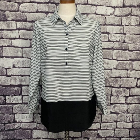Chico's Tops - Chico's Striped Blouse Size Medium